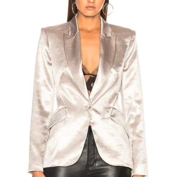 L'agence Chamberlain Blazer Platinum size 4 - Picture 2 of 9